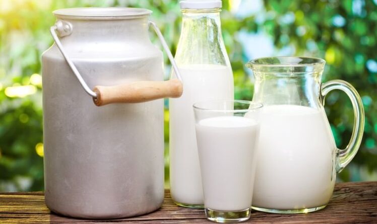 Milchprodukte werden ab der zweiten Diätwoche schrittweise eingeführt